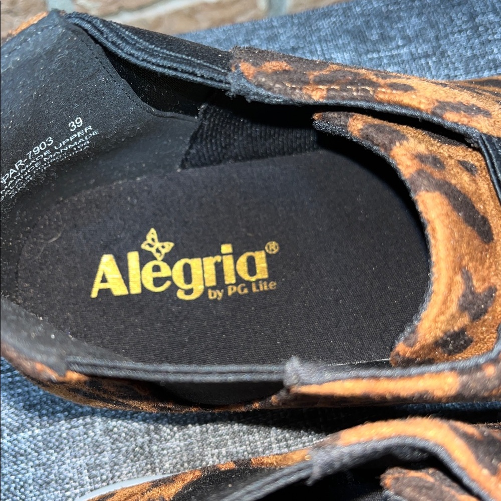Alegria by PG Lite Posey leopard print slip on sneakers - EU 39 - Picture 9 of 9